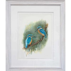 Original Framed Art Kingfishers