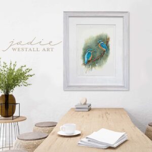 Original Framed Art Kingfishers