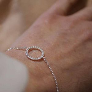 Sterling Silver Circle Bracelet