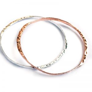 Hammered bangle