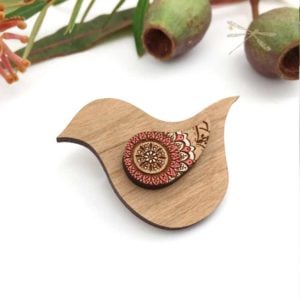 bird brooch zen