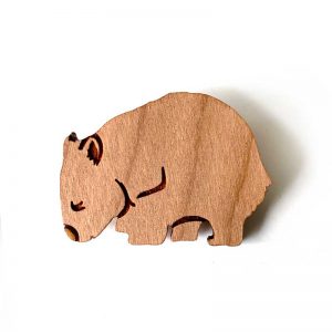 wombat brooch