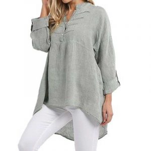 linen shirt Khaki