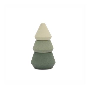 Large Green Christmas Tree Candle