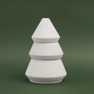 Large white Christmas Tree Candle