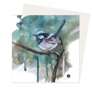 Blue Wren Card