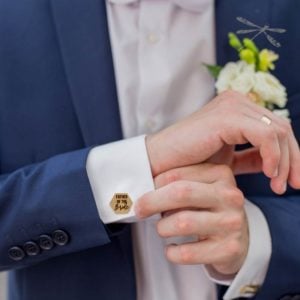 Father of the Bride cufflink