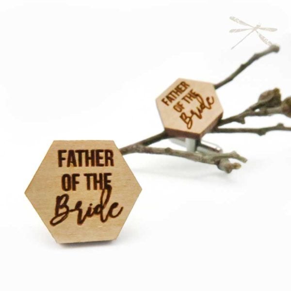 Father of the Bride cufflink