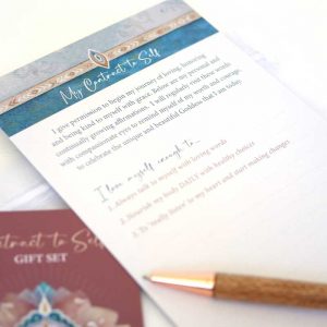 Goddess to self desk Card