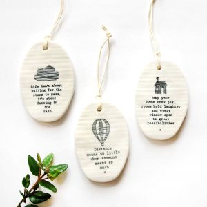 oval Porcelain Decorations