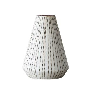 Kem vase pinstripe detail