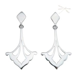 silver earrings