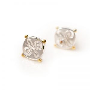 new beginnings gold silverstuds