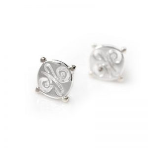 new beginnings studs silver