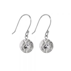 silver moon earrings