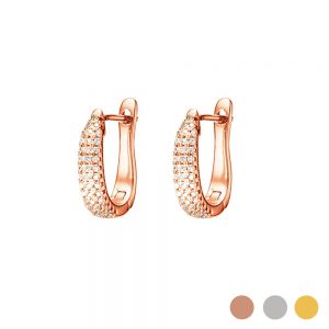 Rose Gold dazzle earring