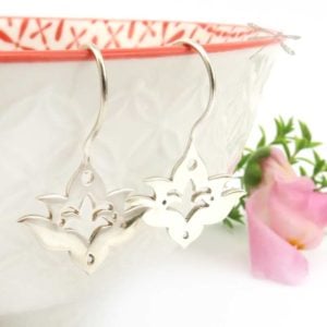 lotus earrings