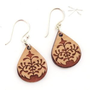 lotus petal earring