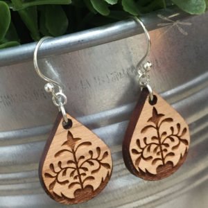 lotus petal earring