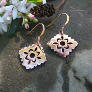 rose gold earrings intuition