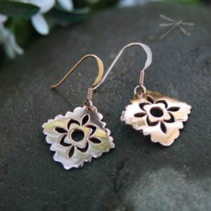 rose gold earrings