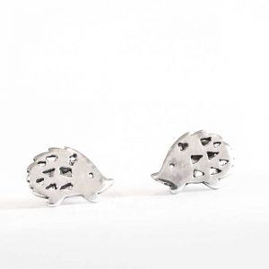 sterling silver echidna studs