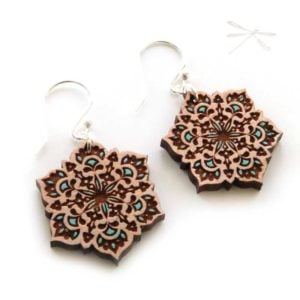 summer mandala earring