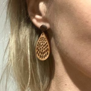 peacock earrings