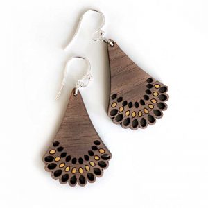 peacock earrings