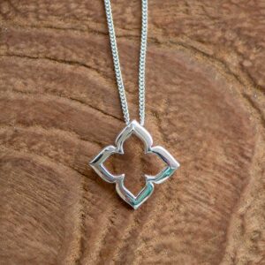 open lotus pendant