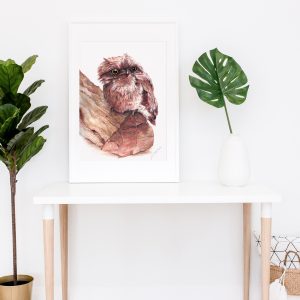 frogmouth print